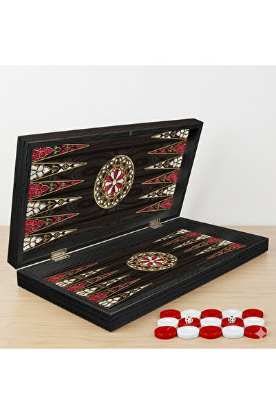 TÜTSÜ SEPETİ Classic embroidered backgammon