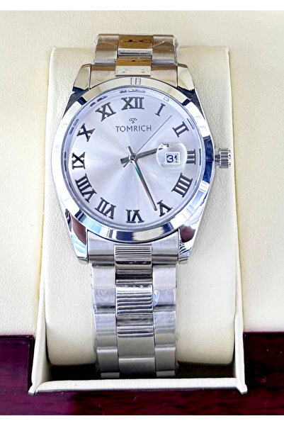 TOMRICH Luxury Men's Watch - Classic Roman Numerals - Date Window with Cyclop...