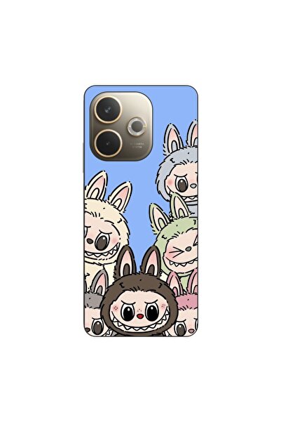 OEM Husa compatibila cu Oppo A5 Pro Silicon Gel Tpu Model Labubu Pattern Blue