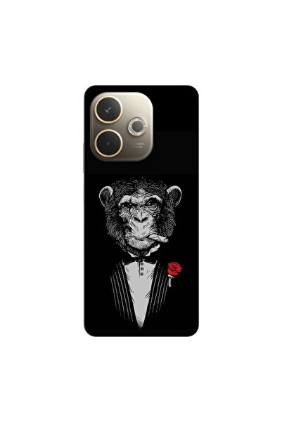 OEM Husa compatibila cu Oppo A5 Pro Silicon Gel Tpu Model Cigar Monkey
