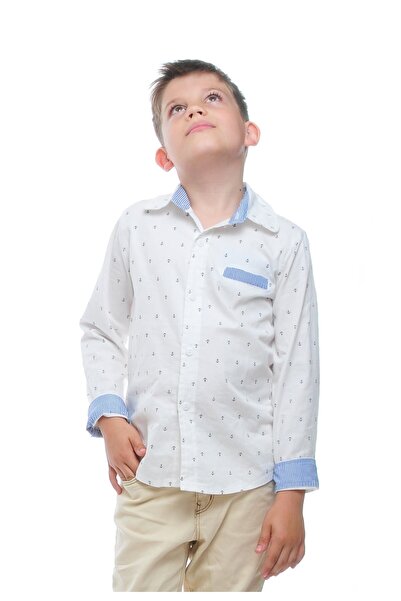 Yolka clothing Camasa alba copii