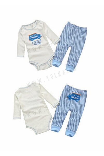 Yolka clothing Set body si pantalon bebelusi