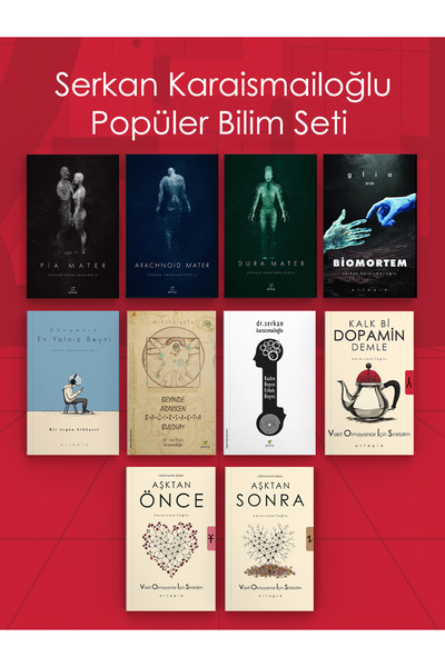 ELMA Yayınevi Serkan KARAİSMAİLOĞLU Popüler Bilim Seti - 10 Kitap - Nöromanti...
