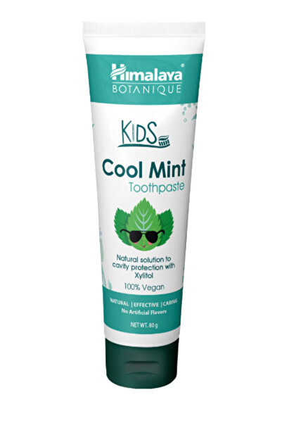 Himalaya Pasta de dinti pentru copii Himalaya Botanique KidsCool, Menta,80 g