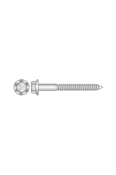 Tecfi Set 100 x Surub Autofiletant Cap Hexagonal Parte Cilindrica Otel Zincat...