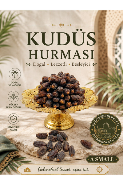 Hurma Kervanı Kudüs Medjoul Hurma A Small 1 KG – Doğal ve Taze