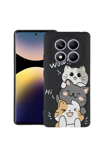 bestcase Husă TPU Ultra Subțire pentru Xiaomi Redmi Note 15 Pro 4G, Cat Wow, ...
