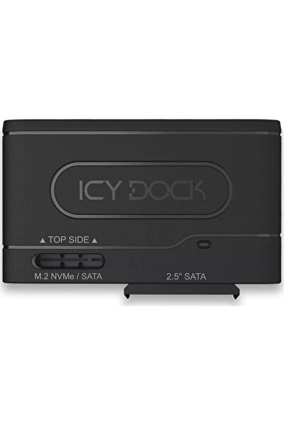 Icy Dock negru, USB-C, SATA, M.2