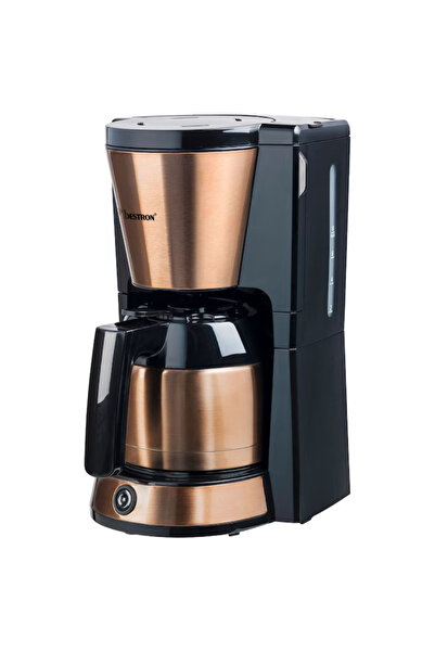 bestron Aparat de Cafea cu Vas Termo Copper Collection 900W, 8 Cesti, Cafea F...