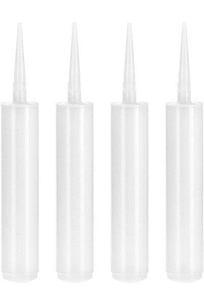 Choice 4 Pack Caulk Caps Caulking Sealant Tube Empty Caulking Tube Refillable...