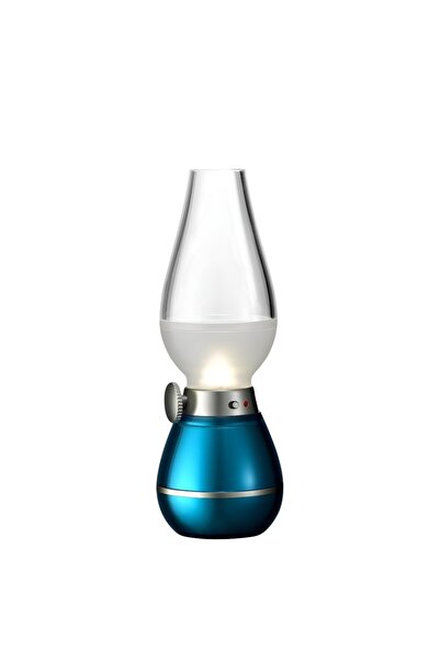 TodayShop Vintage LED Lamp with Blow Extinguishing - USB Rechargeable Retro D...