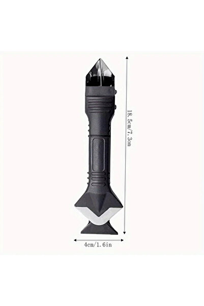 Choice Black-Plastic Caulking Tool | 5-in-1 Sealant Finishing Tool | Caulk Re...