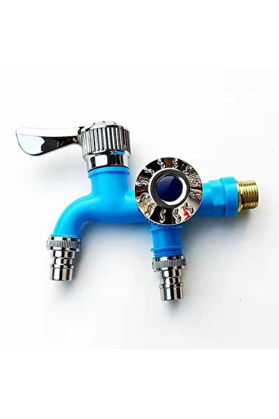 Choice Blue Splash-Proof Multi-Function Household Plastic Faucet Dual-Control...