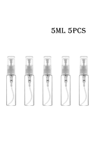 Choice4 5 قطع 5 مل، 5/10 قطع 2 مل 3 مل 5 مل 10 مل زجاجات عطر زجاجية صغيرة شفا...