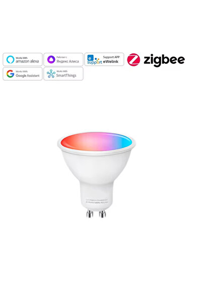 Choice1 1PCS Zigbee Bulb Ewelink GU10 Zigbee LED Bulbs Wifi Smart LED Lamp RG...