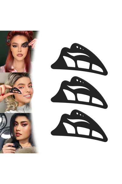 Choice1 SILICONE-EYE-3PCS 1-3PCs Female Eye Shadow Tool Multi-function Quick ...