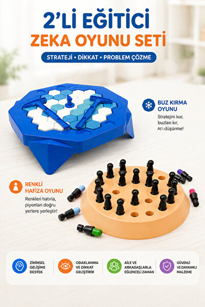 M&H 2'li Oyun Seti Buz Krallığı ve Smart Chess Oyunu - Eğitici ve Öğretici Oy...