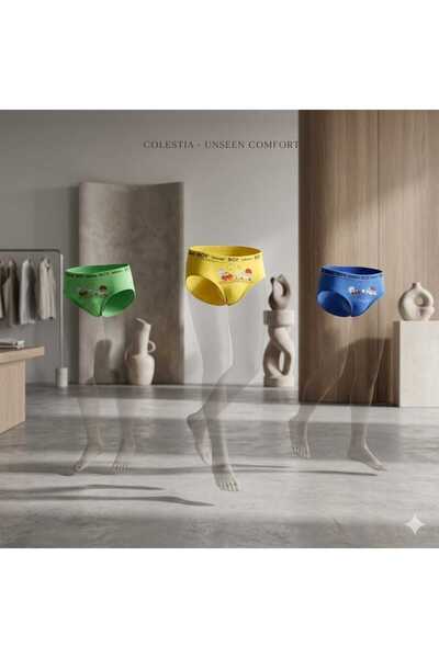 OEM Set 3 Chiloti Baieti, Bumbac Moale, Multicolor, 10-12 ani