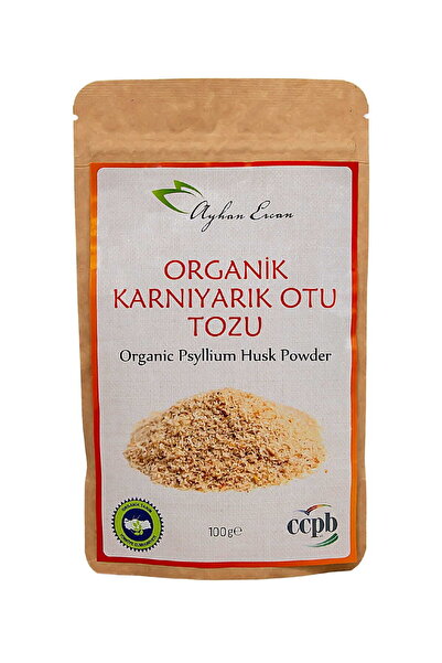 Ayhan Ercan Organik Psyllium Husk Karnıyarık Otu Tozu 100 G