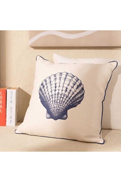Evidea Soft Coza Throw Pillow - Ecru - 45X45 cm