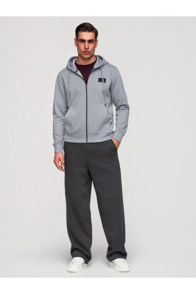 OMBRE Herren Kapuzenpullover mit Reißverschluss und Fronttaschen OM-SSZP-0256...