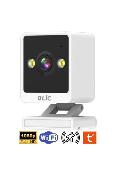 Blic Hareket Sensörlü Gece Görüşlü 2MP 1080 HD 2.4G Wifi Ev Güvenlik Akıllı İ...