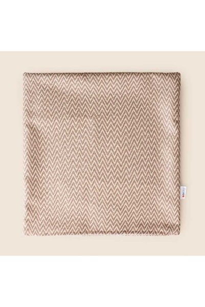 Evidea Soft Herringbone Kırlent Kılıfı - Vizon - 40x40 cm