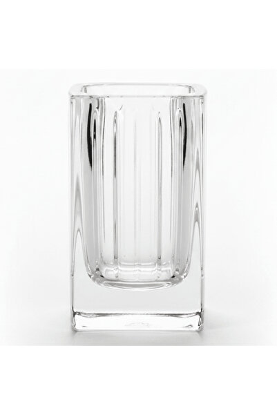 AKDC Elegant Transparent Glass Candle Holder for Modern Home Décor – 8 cm