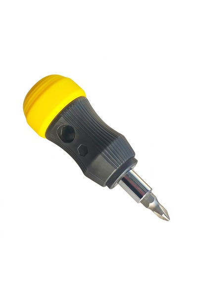 Choice3 PH1 and Black handl 11-in-1Short Handle Screwdriver Set with High Har...