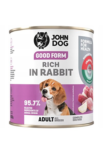 John Dog Hrană pentru iepuri adulți, bună pentru sănătate, 800g