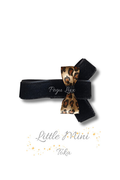 pegu baby collection Clemă de catifea LITTLE MINI LUX cu piatră, 1 bucată, Să...