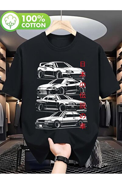 bolivia's تي شيرت رجالي بتصميم كلاسيكي JDM Legend Tuning Car - رسومات التطور ...