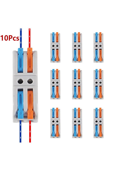 Choice4 2port-10pcs 5/10/20PCS Lever Wire Connectors, 2/3Ports Quick Wire Con...