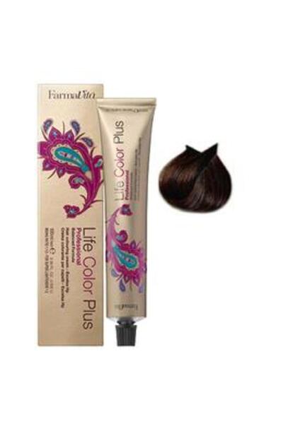 Farmavita Vopsea Permanenta - Life Color Plus Professional, nuanta 4.4 Copper...