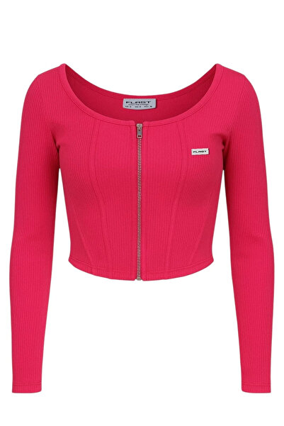 FLAST Luna Zip Crop Top