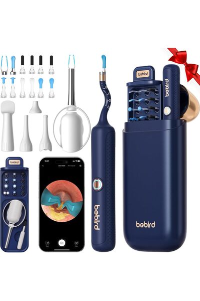 PUKON منظف الأذن البصري Bebird I35R EarSight Plus - منظار أذن بكاميرا عالية ا...