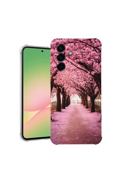 bestcase ¬Æ Husa pentru Samsung Galaxy A36, Anti Shock 1.5MM, Cherry Blossom ...
