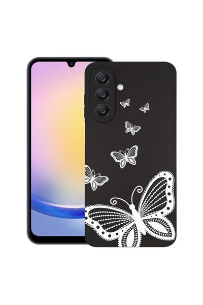 bestcase Husă pentru Samsung Galaxy A36, Fluture, Silicon subțire 0.8MM, Anti...