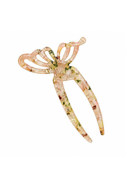 Venus Design Bone Butterfly Bun Hairpin