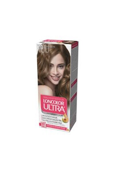Loncolor Vopsea Permanenta pentru Par Ultra, nuanta 7.0 castaniu deschis