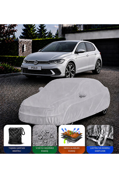 COCEM Volkswagen Polo Premium Araç Brandası Su Geçirmez UV Korumalı Tam Korum...
