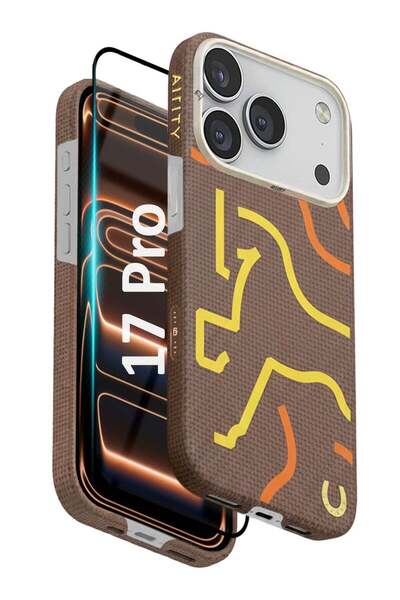 AIRITY Horse Style Bamboo Fiber Protective Case for iPhone 17 Pro – Ultra Dur...