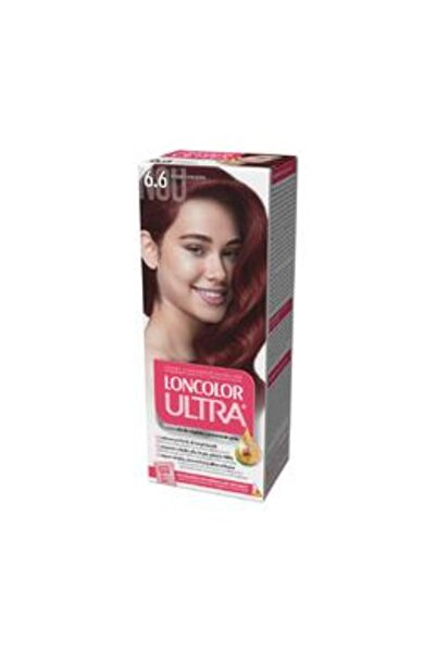 Loncolor Vopsea Permanenta pentru Par Ultra, nuanta 6.6 rosu exploziv
