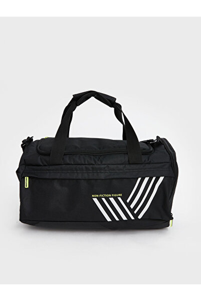 LC Waikiki Men's Black Printed Sports Bag