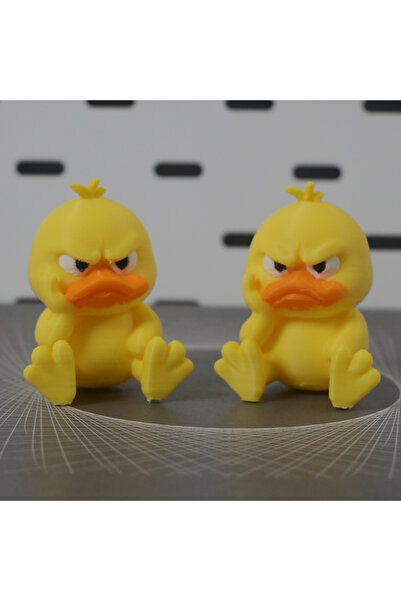 Choice d03-Yellow-2pcs 2pcs 3D Printed Angry Duck Car Decorations for Cars, T...