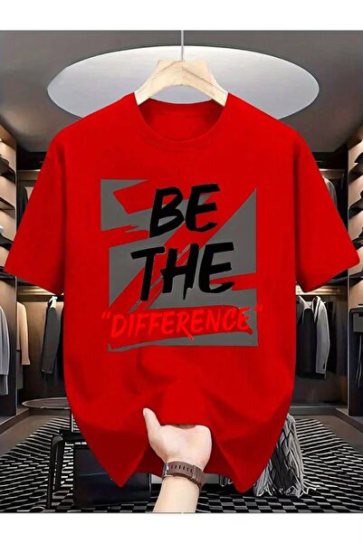 LOTS MODA Difference Printed Unisex Oversize T-Shirt