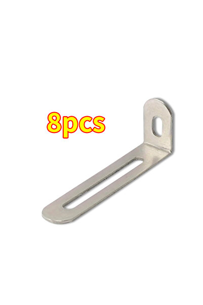 Choice1 silver-8pcs 8pcs Adjustable Bracket, 90 Degree L-Shaped Right Angle B...