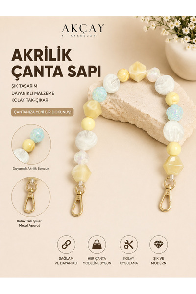 Akçay Aksesuar حقيبة أكريليك سابي