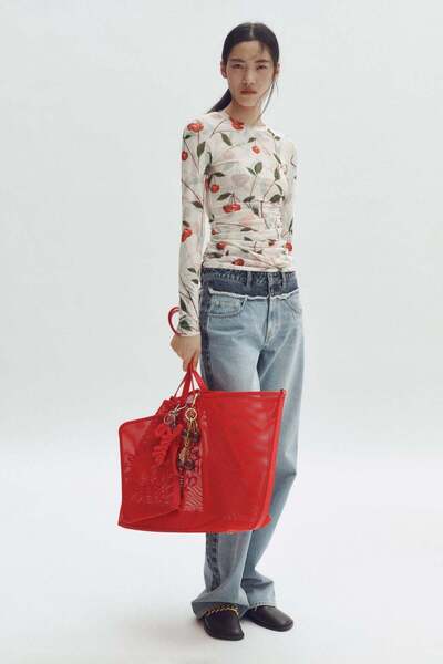 H&M Large mesh tote bag