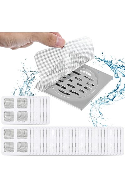 choice2 10PCS square Disposable Hair Drain Catcher Mesh Anti-blocking Filter ...